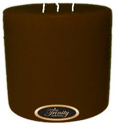 Cappuccino Pillar Candle 6x6 N597