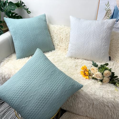 Pack of 2 Super Soft Patterned Red Cushion Covers 18 x 18 inch L172505