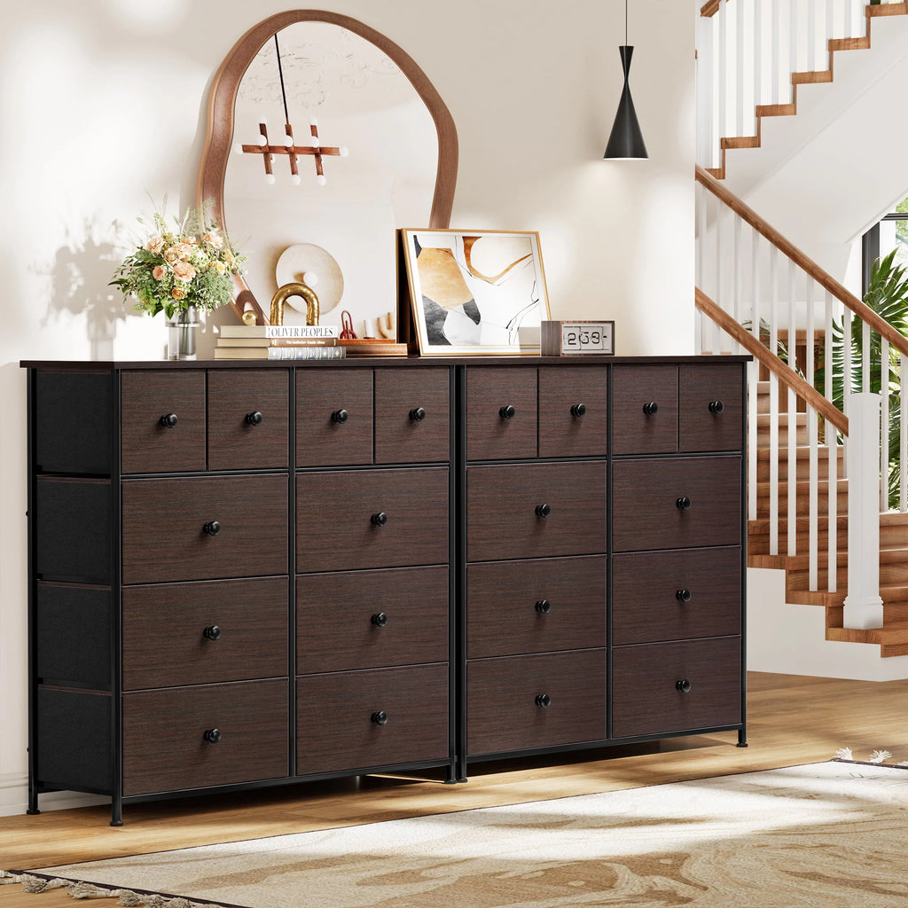 10 Drawer Fabric Dresser O42421