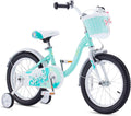 Green 16 Inch Kids Bike with Basket P774
