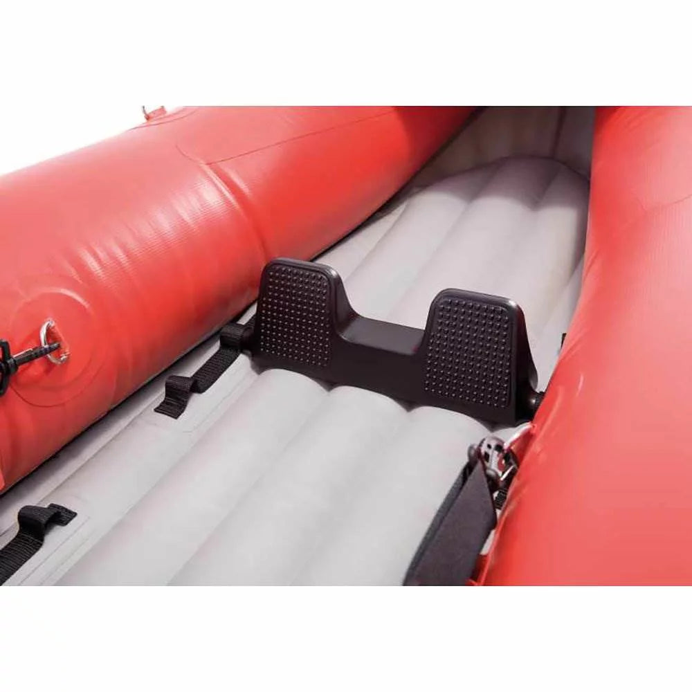 151 x 37 x 18 Inflatable Kayak with Oars, Pump, Fishing Rod Holders, Carry Bag A858