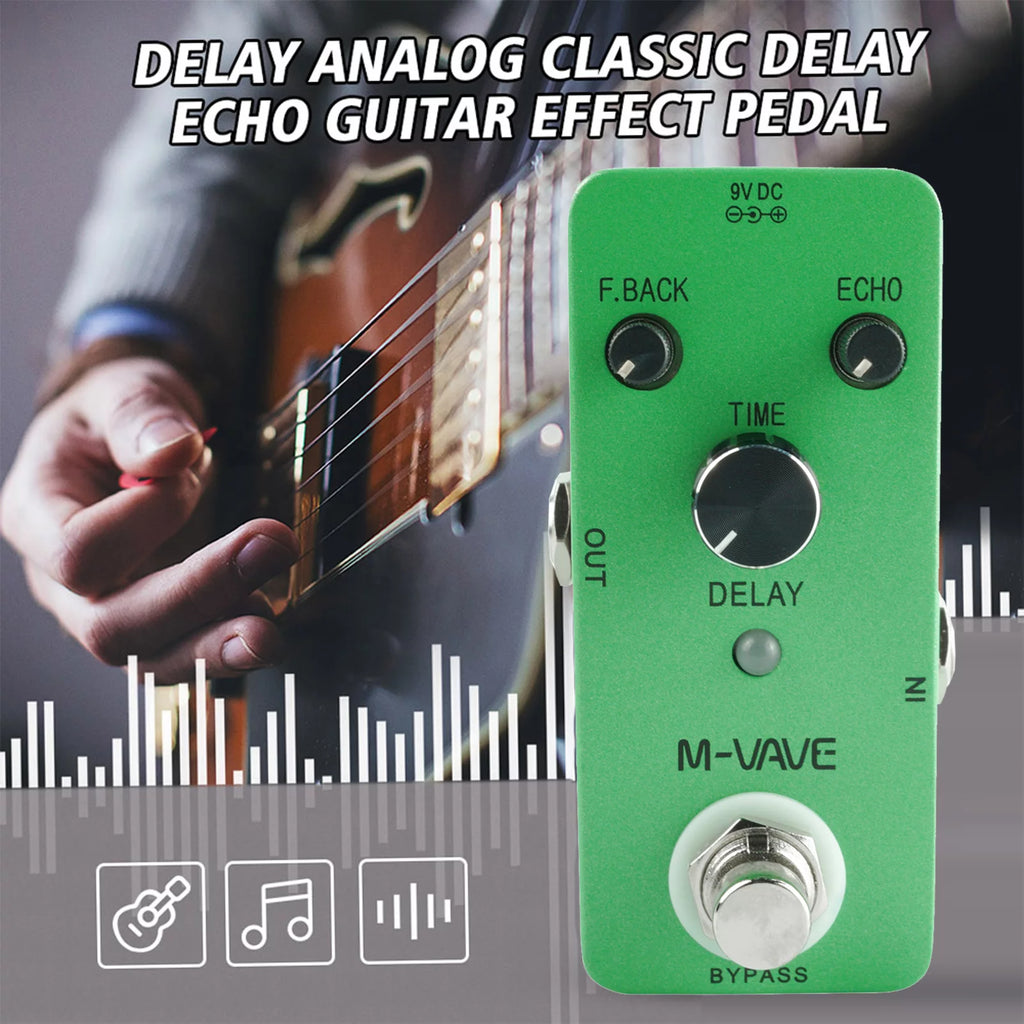 Analog Delay Echo Guitar Effect Pedal M130
