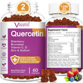Quercetin Gummies with Vitamin C Zinc Bromelain Elderberry Vitamin D 120 Gummies A138974