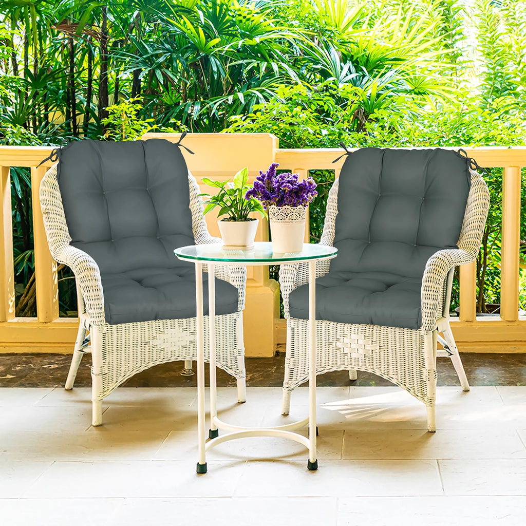 Tufted Outdoor Indoor Chair Cushion Set of 2 T342