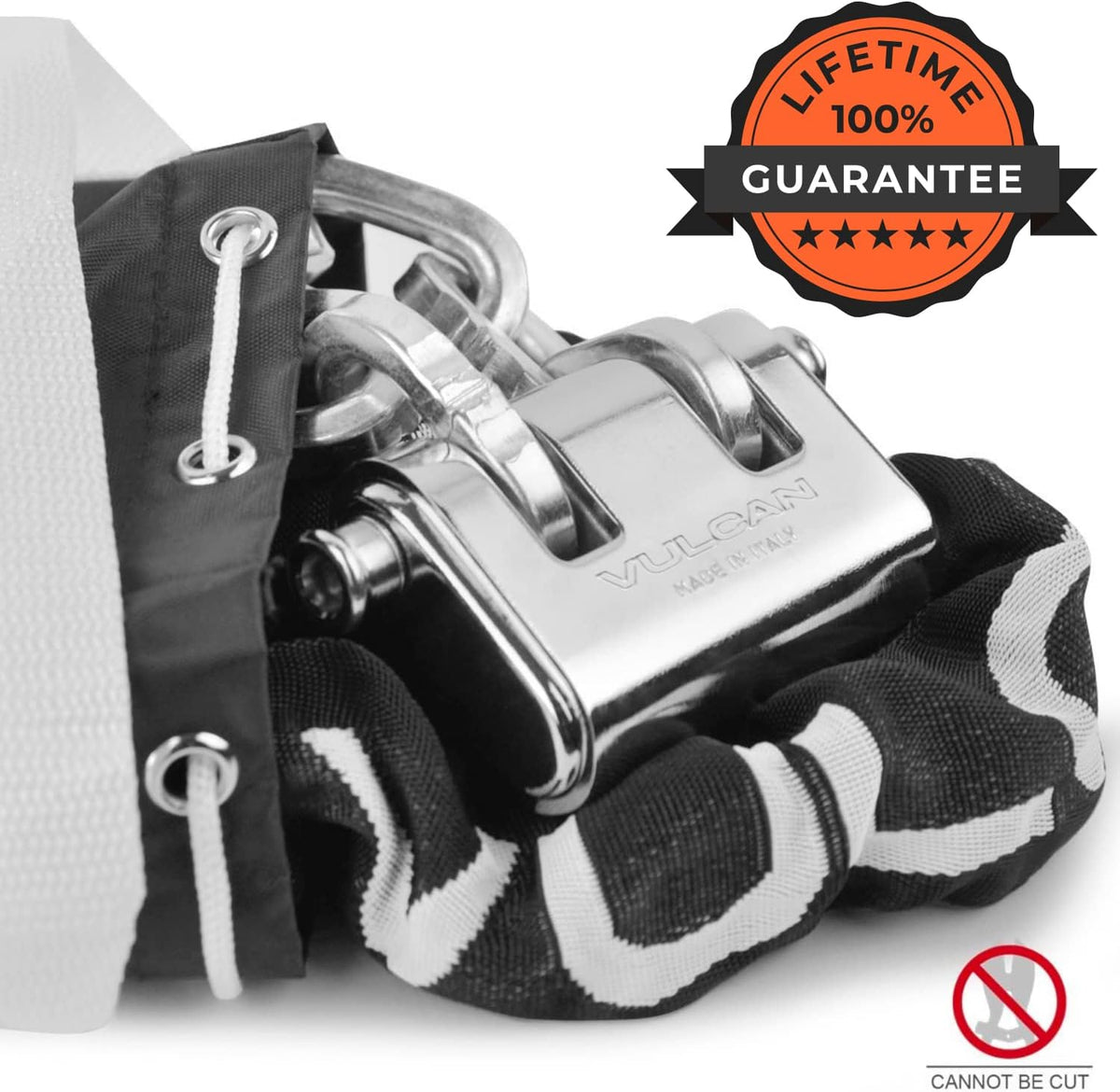 Security Chain and Lock Kit 3/8 Inch x 9 Foot V2758