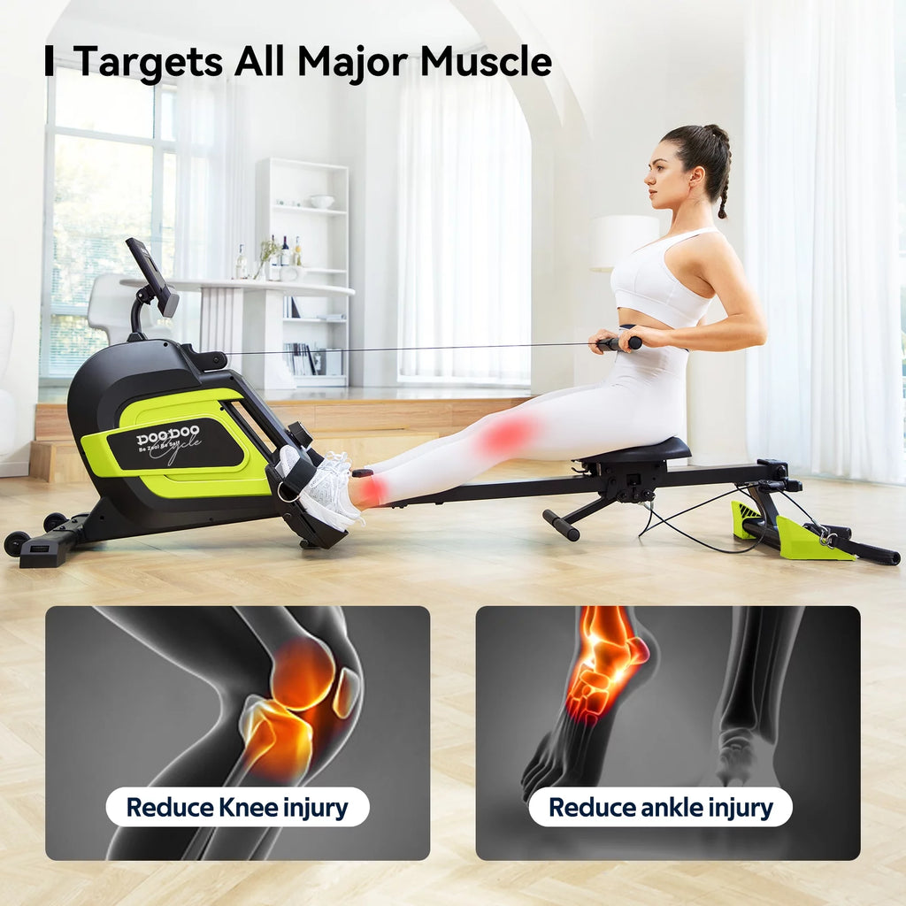 3-in-1 Foldable Magnetic Rowing Machine R6946