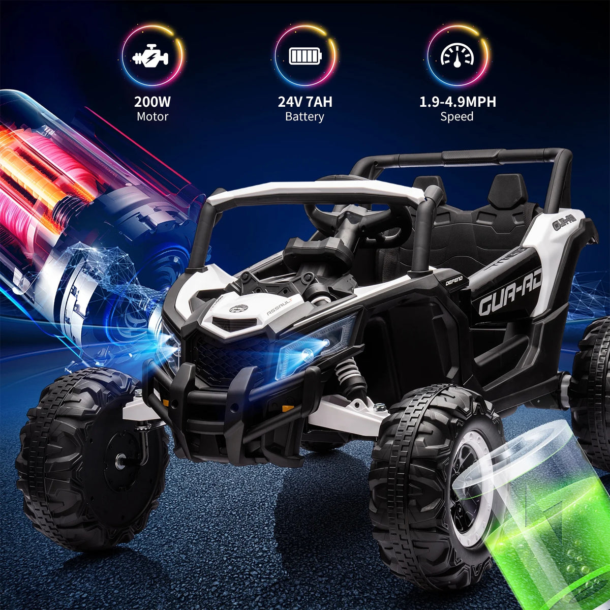 24V Electric Off-Road UTV Car with Remote Control P34877