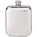 8oz Pewter Screw Top Hip Flask Y304556