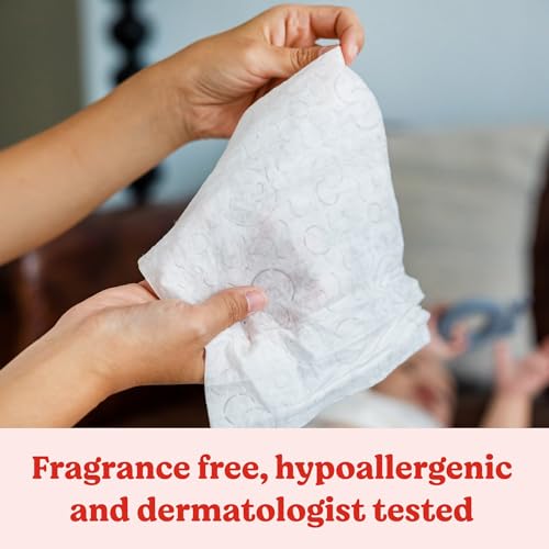 Hypoallergenic Baby Wipes, 99% Purified Water, 3 Refill Packs (624 Wipes Total) L68284