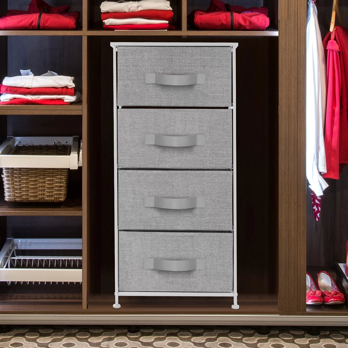 White 4 Drawer Dresser A85899