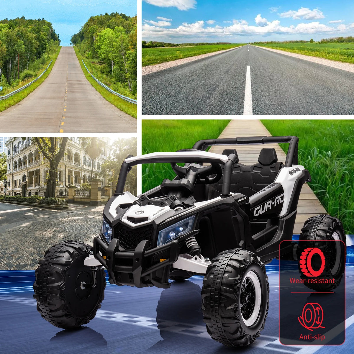 24V Electric Off-Road UTV Car with Remote Control P34877