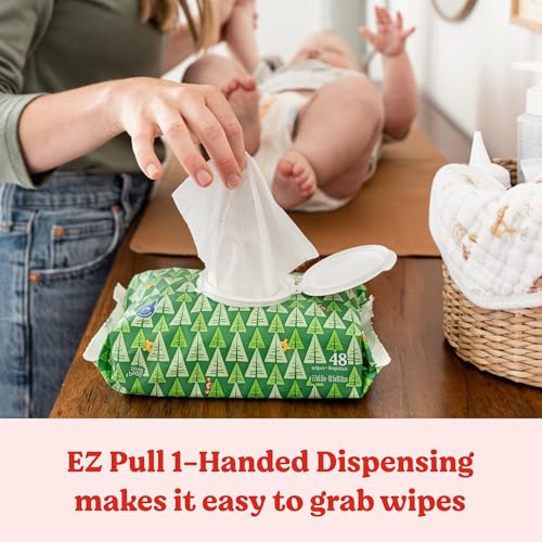 Hypoallergenic Baby Wipes, 99% Purified Water, 3 Refill Packs (624 Wipes Total) L68284