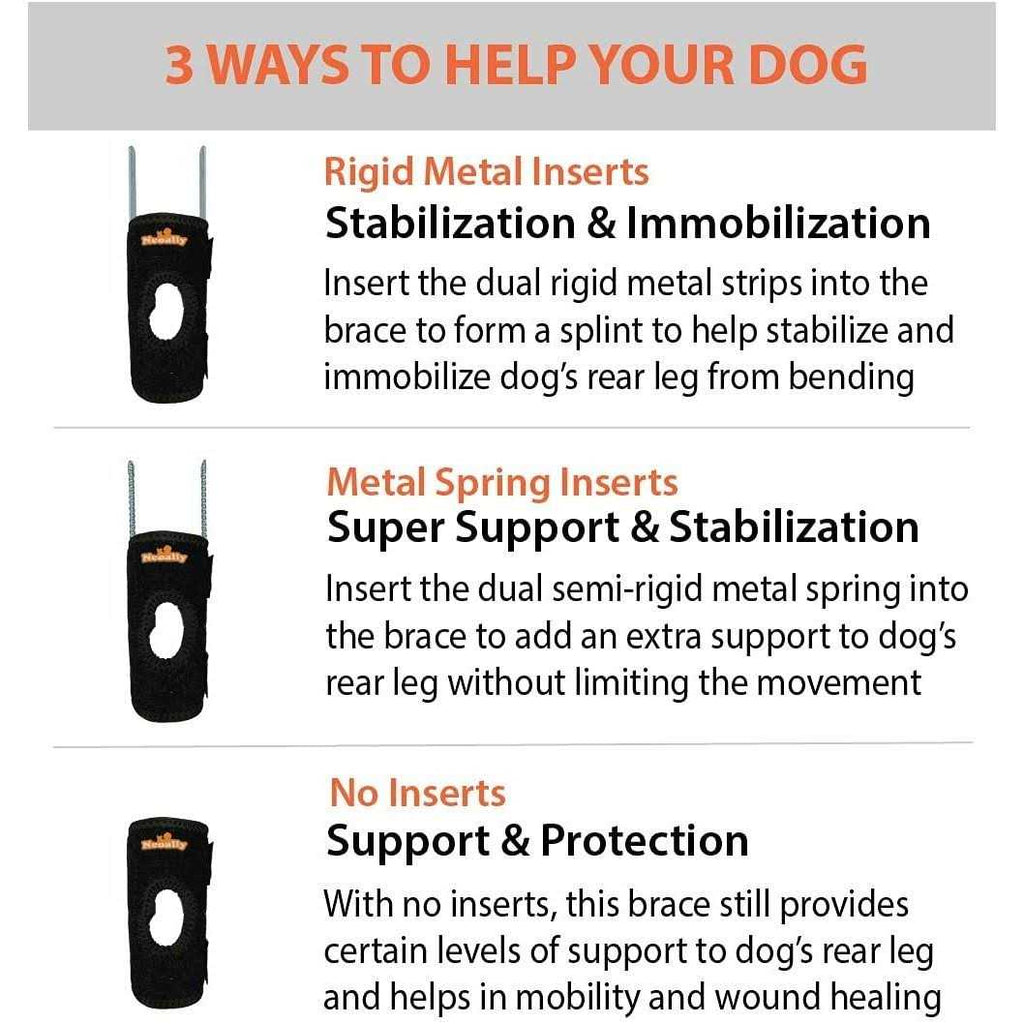 Small Dog Rear Leg Support Splint Braces G41791