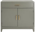 Dark Grey 2 Door 1 Drawer Chest J235471