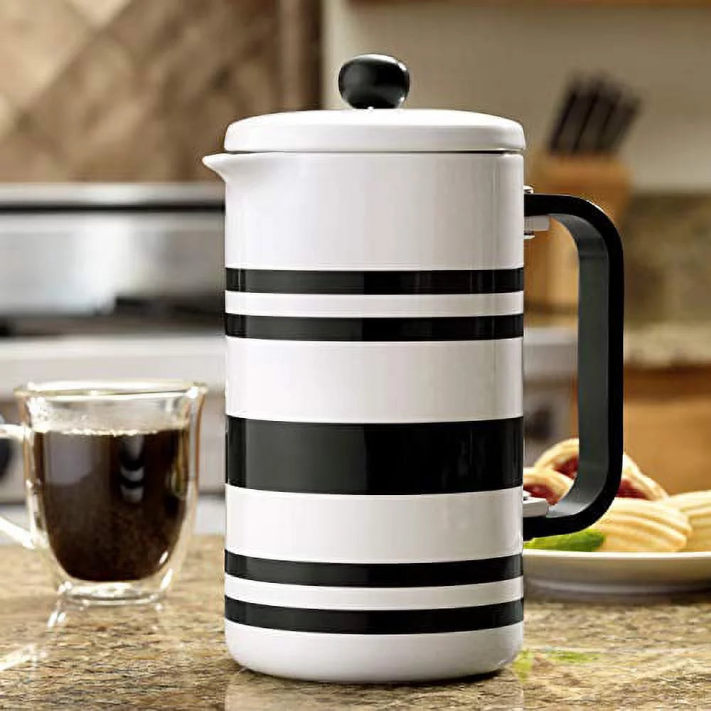 8 Cup Ceramic French Press O9834