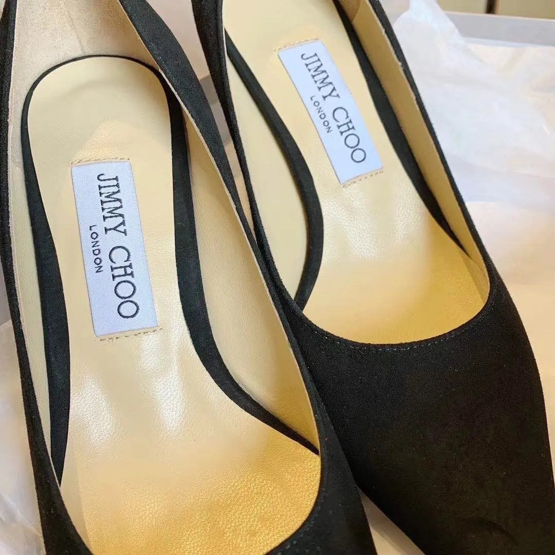 Black Suede Pumps C987575