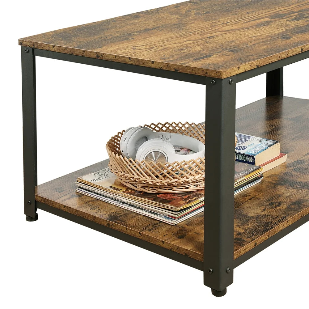 Coffee Table with Storage Shelf U793