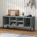6 Compartment Pine Wood Shoe Rack B604793