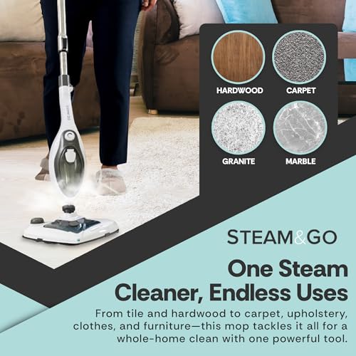 10-in-1 Steam Mop Handheld Steam Cleaner D182255