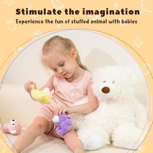 Plush Shark Stuffed Animal with Babies Set A231017