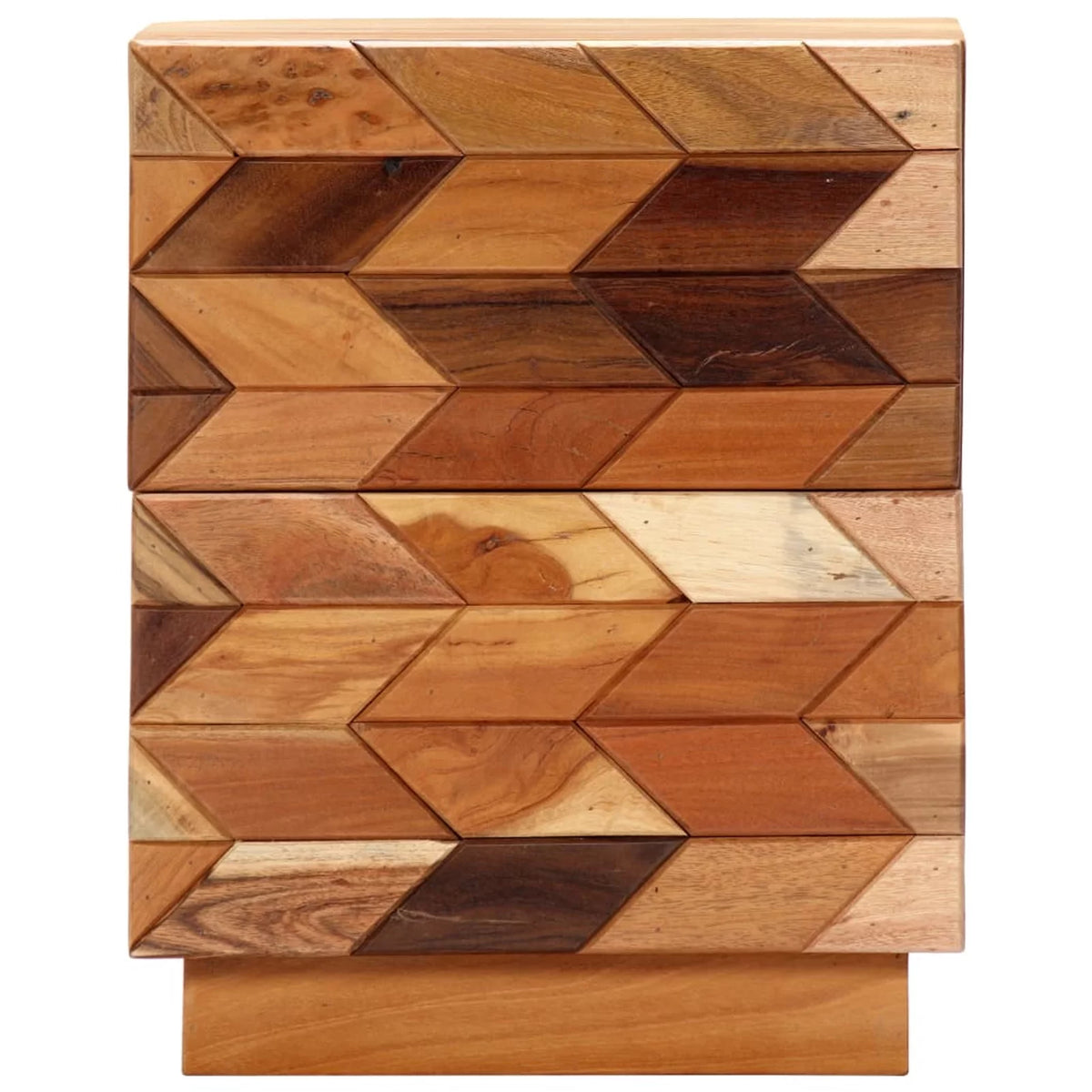 Solid Reclaimed Wood Bedside Cabinet H370