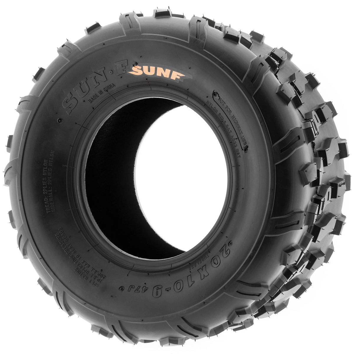 Set of 4 ATV Tires 20x10-9 4 PR H2373
