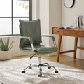 Faux Leather Swivel Office Desk Chair O980856