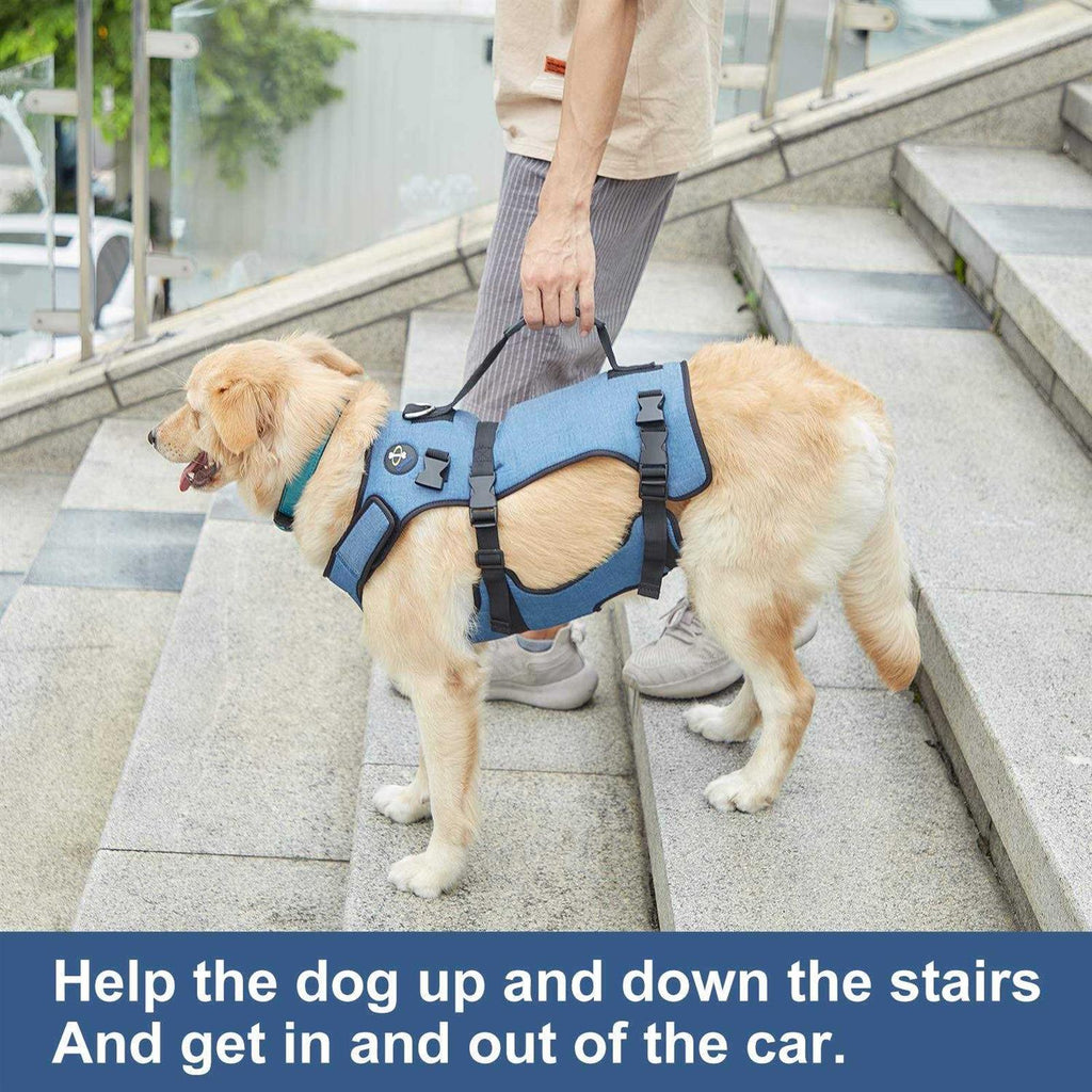 Dog Lift Harness Support Sling Pet Vest Adjustable Breathable Straps D3246