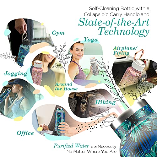 24 Oz Insulated Stainless Steel UV Water Bottle F759