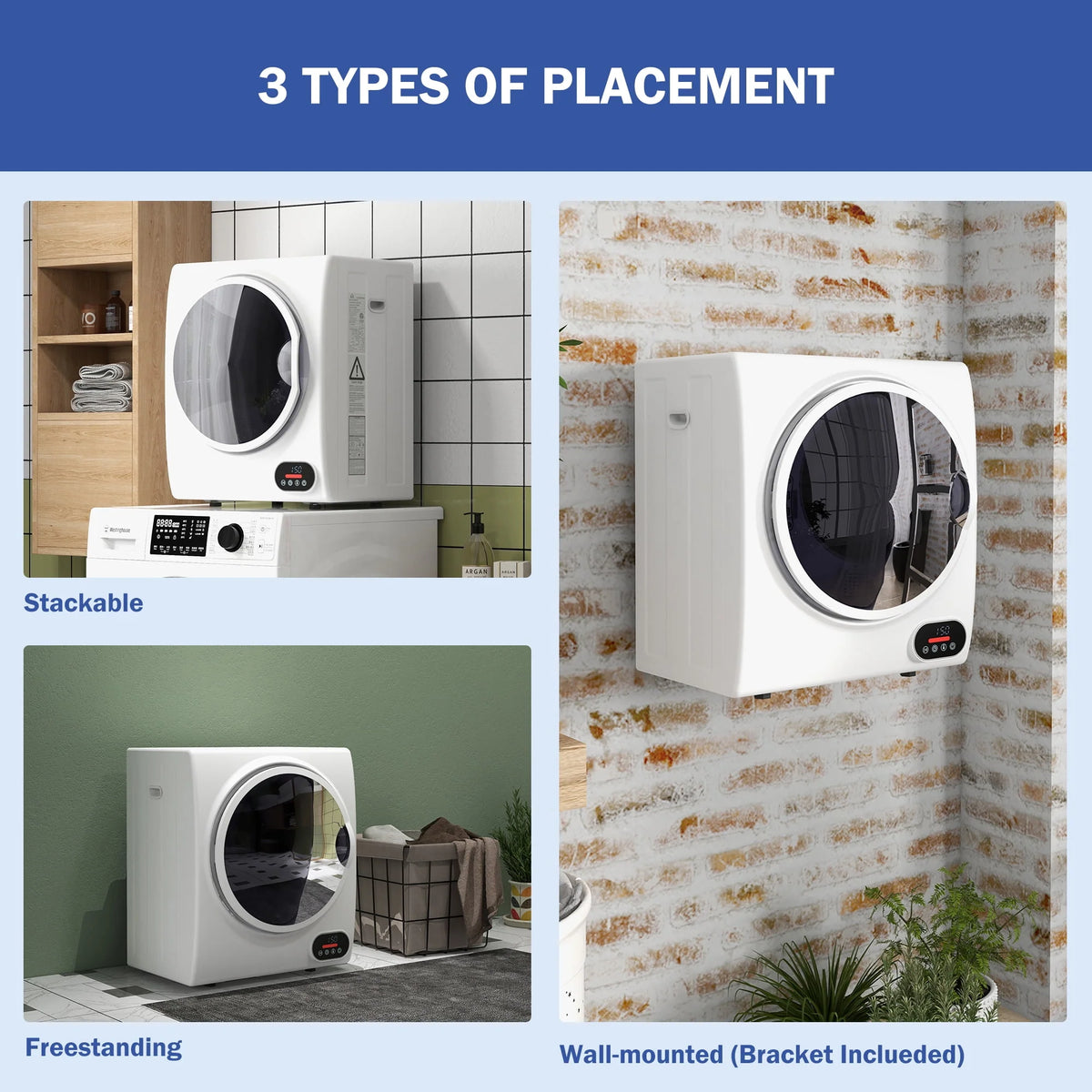 Portable 850W Laundry Dryer P72062
