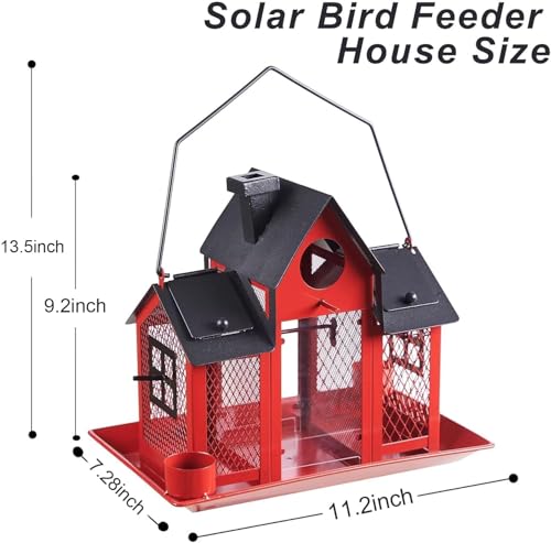 Hanging Metal Squirrel Proof Bird Feeder B40416