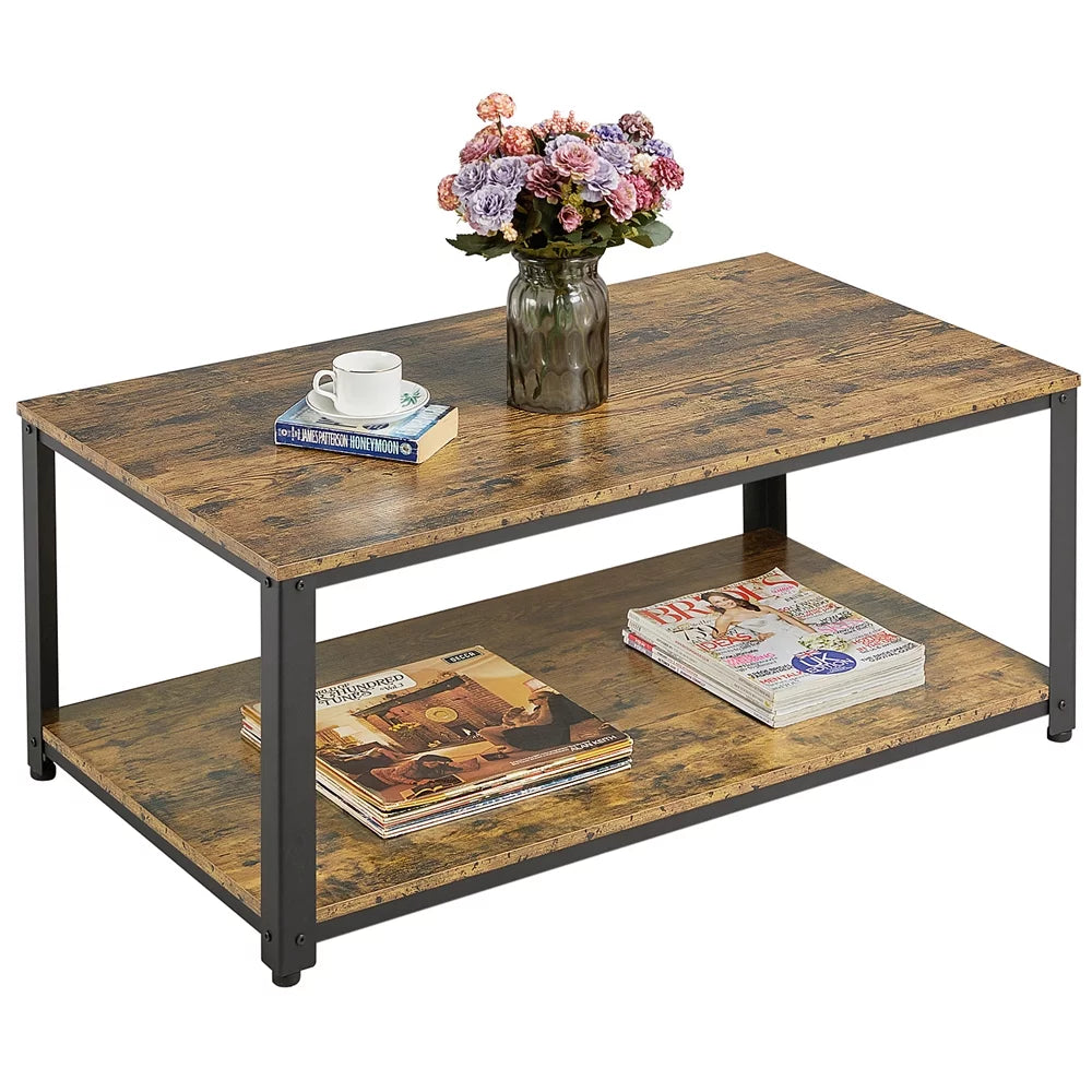 Coffee Table with Storage Shelf U793