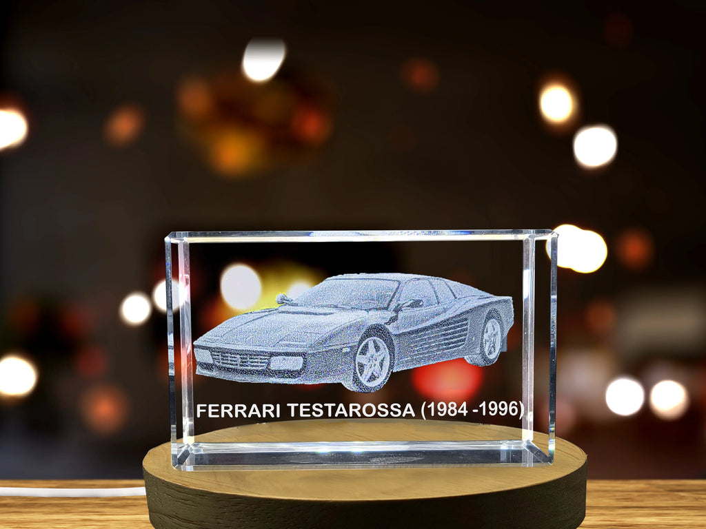 3D Engraved Crystal Tribute Y678244