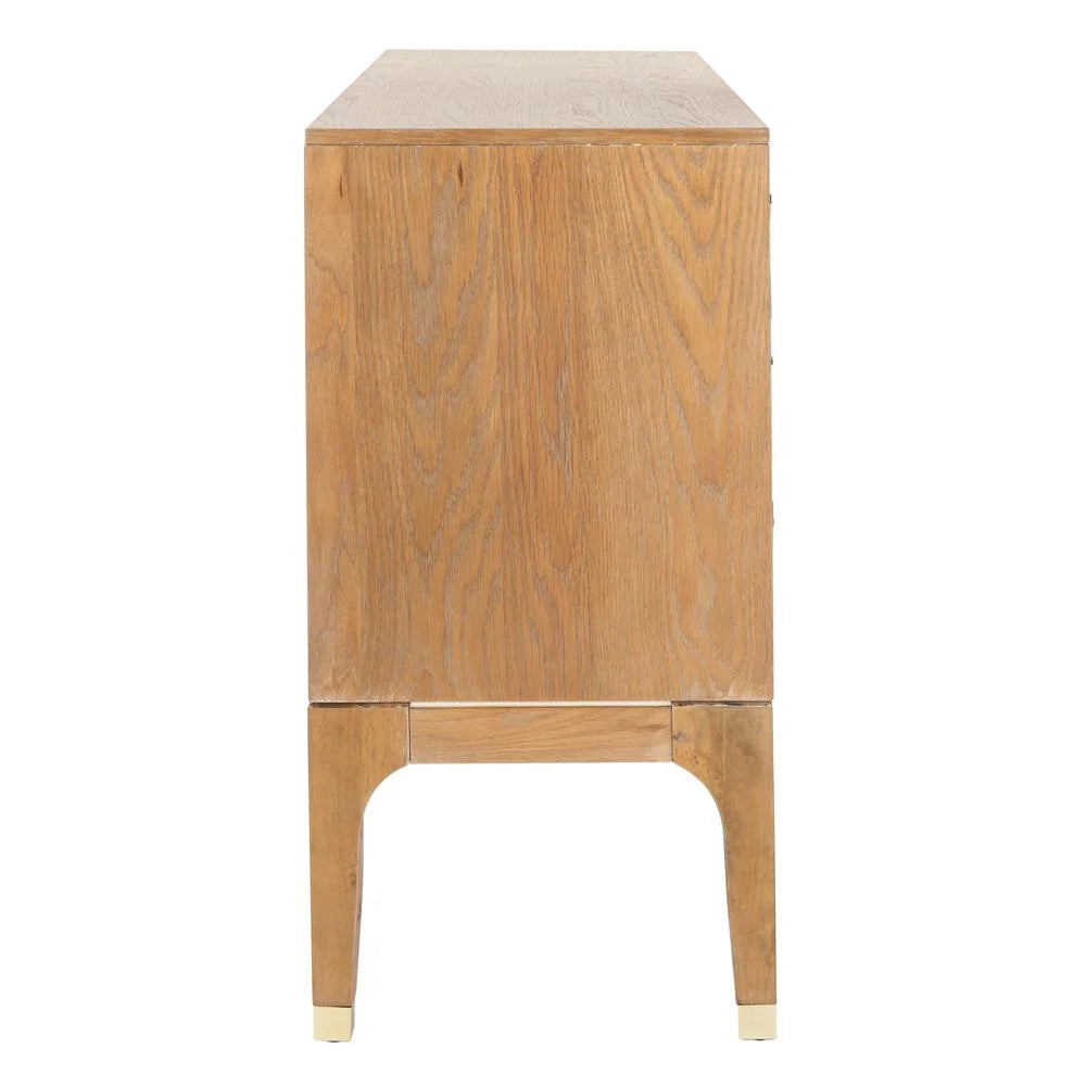 6 Drawer Rustic Oak Dresser Z875741