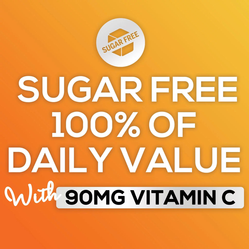 Sugar Free Vitamin C Gummies - Vegan, Non-GMO, Dairy & Gluten Free - Raspberry Flavor - 120 Count R16543