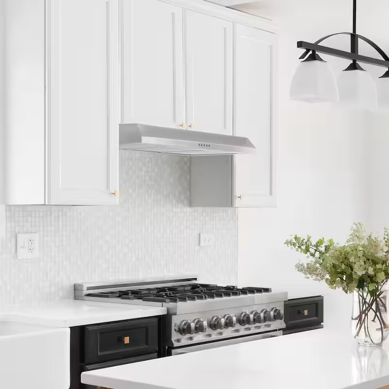 36 in. 320 CFM Convertible Under Cabinet Range Hood in Stainless Steel N565596