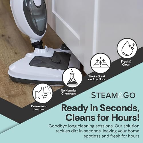 10-in-1 Steam Mop Handheld Steam Cleaner D182255