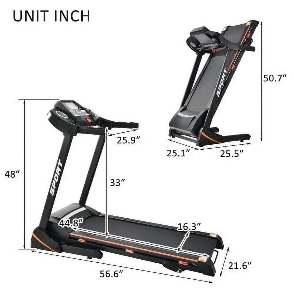 Folding Electric Treadmill With Incline B5790