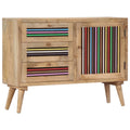 Mango Wood Sideboard with 3 Drawers and 1 Door O290172