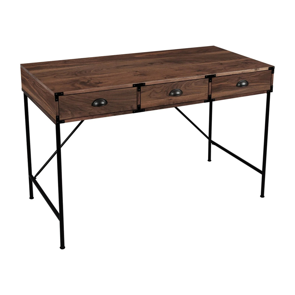 47 in. Wide 3 Drawer Writing Desk J301