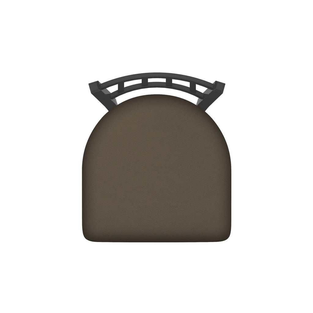 18 in. Chair with Pewter Finish & Canter Earth Seat R88683
