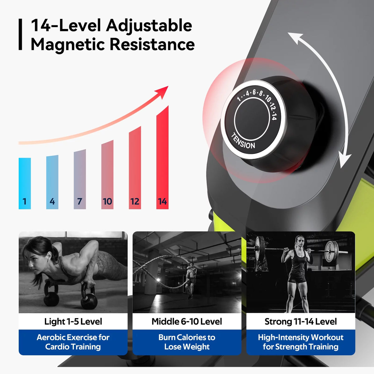 3-in-1 Foldable Magnetic Rowing Machine R6946