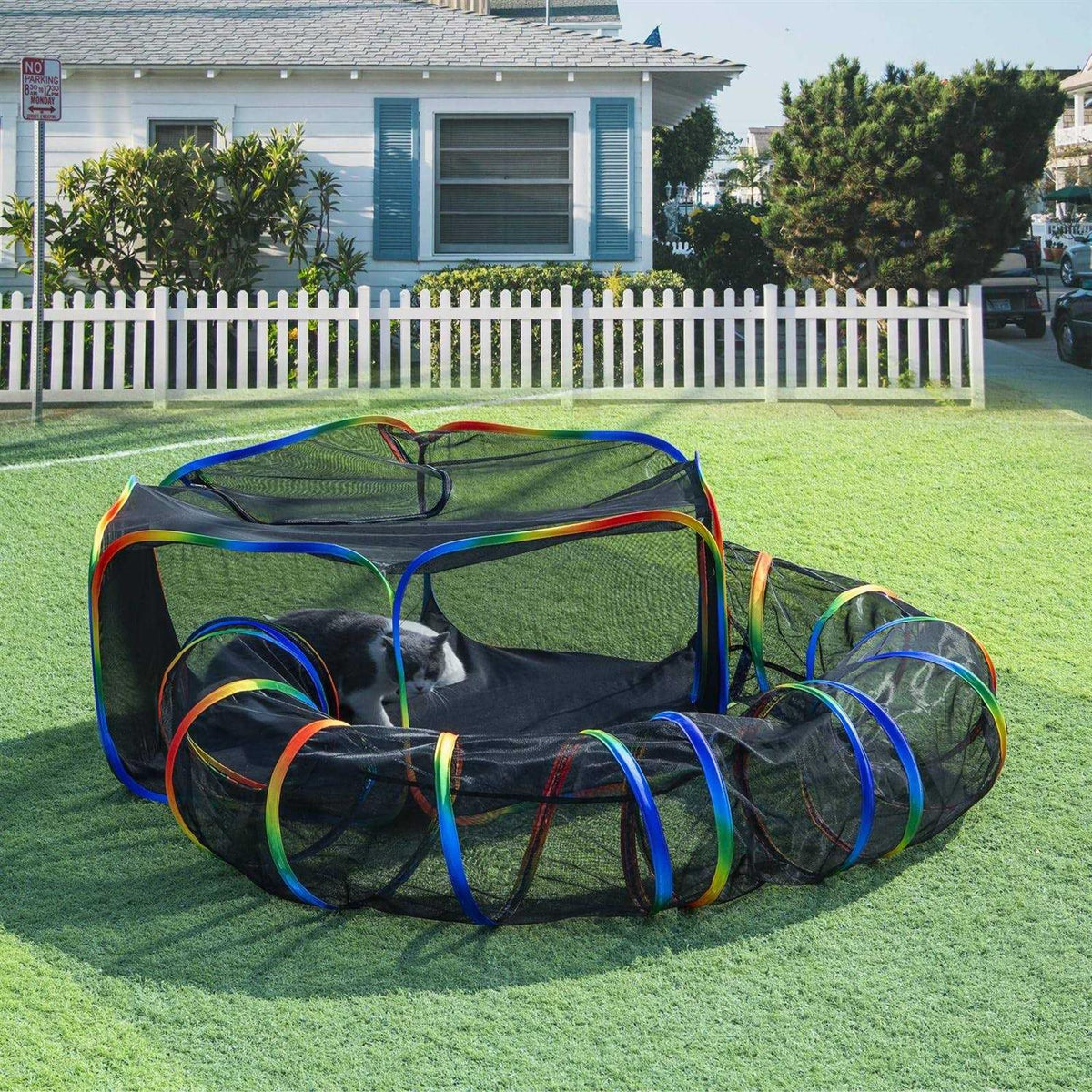 Outdoor Cat Enclosures Playground Portable Cat Tent L7642