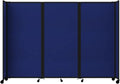 Portable Folding Room Divider with Locking Wheels C7945
