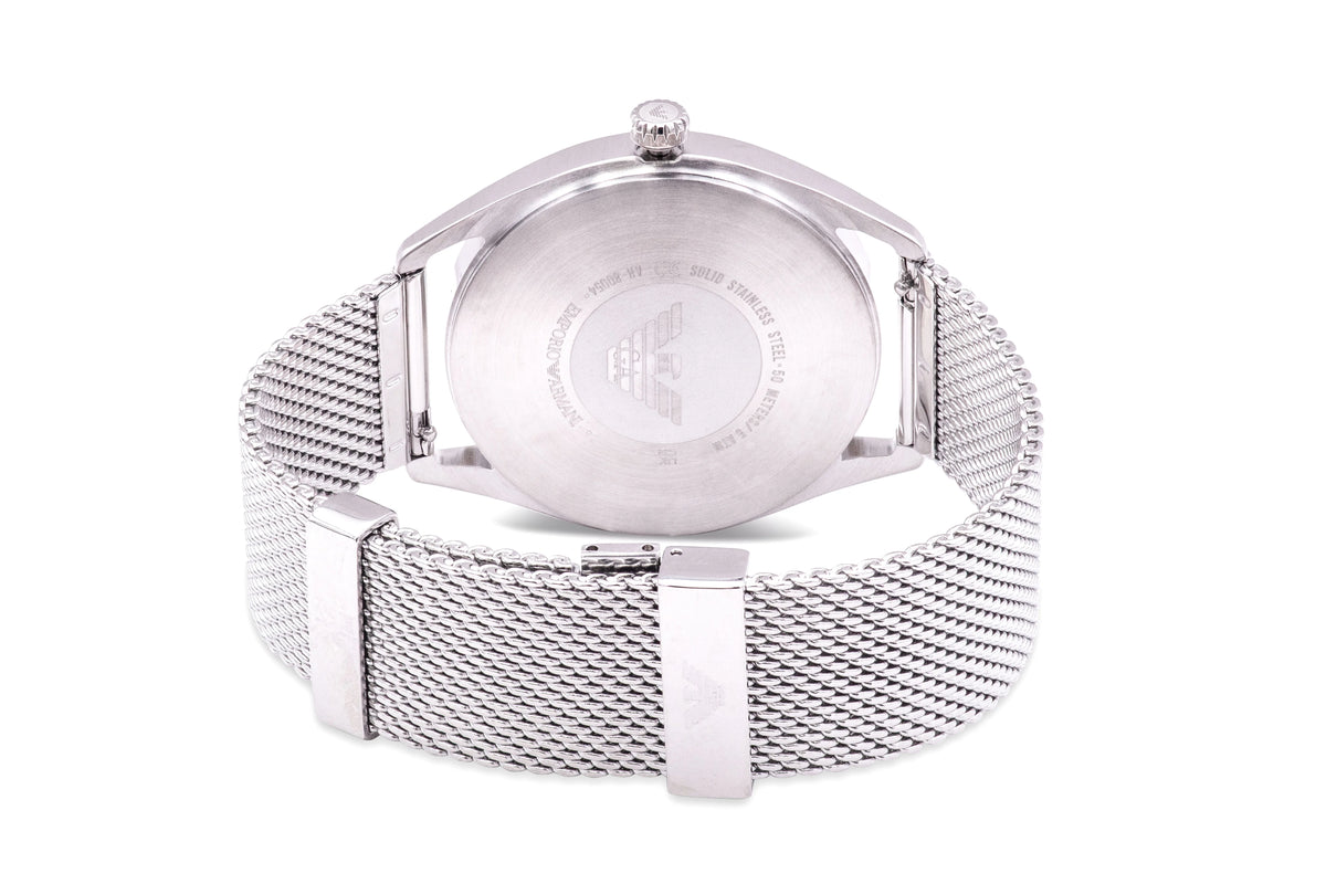 Stainless Steel Mesh Mens Watch and Interchangeable Strap F90084
