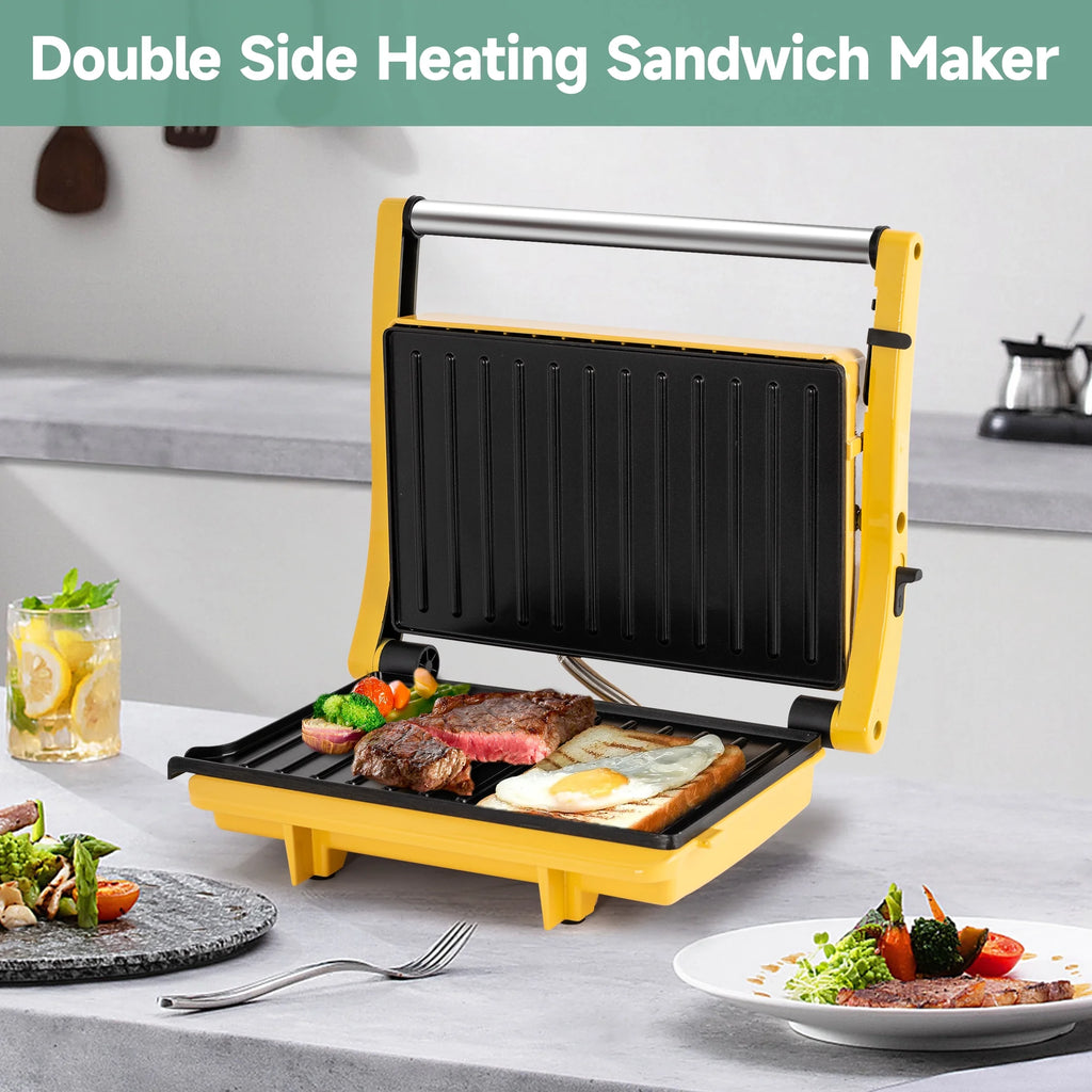 Panini Press Grill Non-Stick Electric Indoor Grill P9006