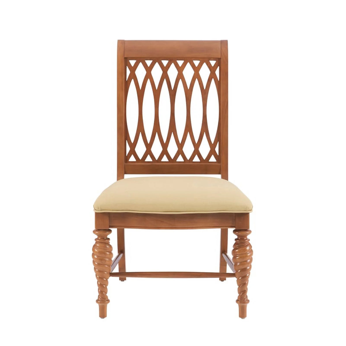 Natural Brown Faux Leather Chairs Set of 2 I768482