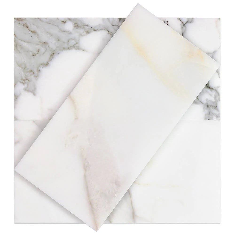 Calacatta Gold 6x12 Polished Marble Tile C970723