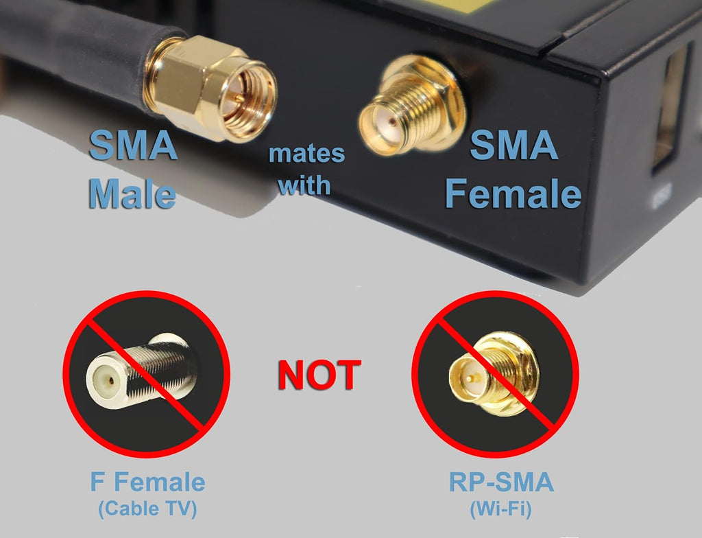 5-8 dBi High-Gain 4G/5G Omnidirectional Antenna with SMA Connectors, 2 Pack E9343