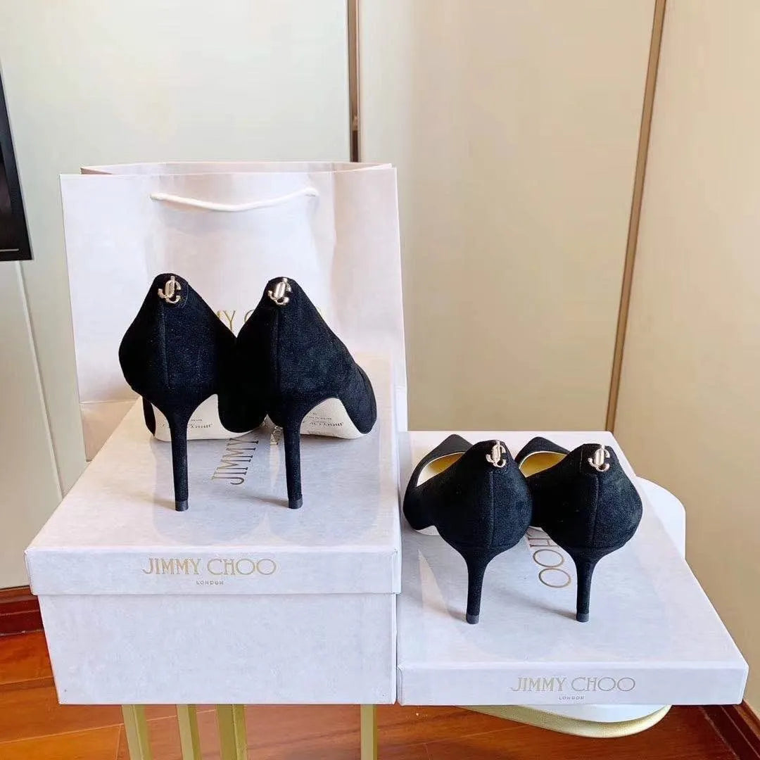 Black Suede Pumps C987575